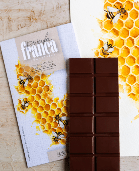 Chocolate 38% ao Leite Sabor Pão de Mel
